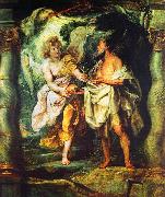 Peter Paul Rubens The Prophet Elijah Receiving Bread and Water from an Angel oil painting picture wholesale